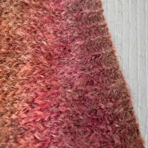 Sundance Sweater Size XS Mohair Floral Ombre Mauve Purple Pink Fuzzy Soft