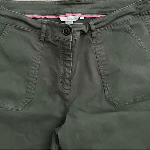 Boden NEW Karin Marsh Dark Green Chino 6” Shorts | US 10
