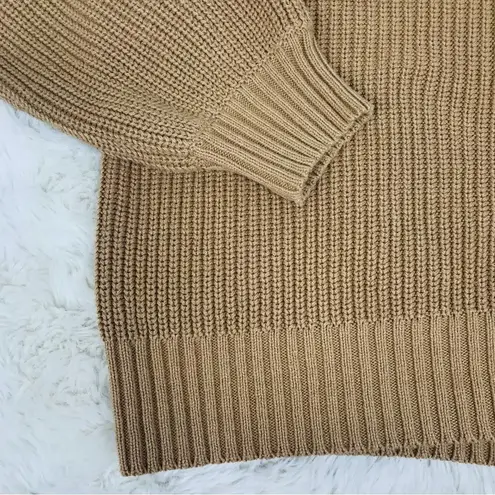 Eloquii Tan Cropped Cutout Cardigan Sweater Ribbed Button Front Size 18 20 - Image 6