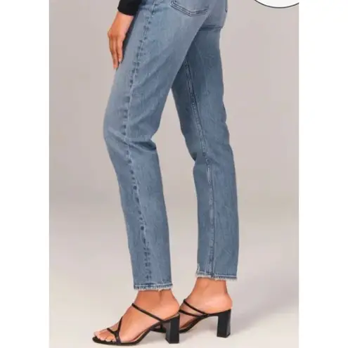 Abercrombie & Fitch Abercrombie Fitch Jeans Womens Size 27 4 Short Blue The Mom High Rise Curve Love