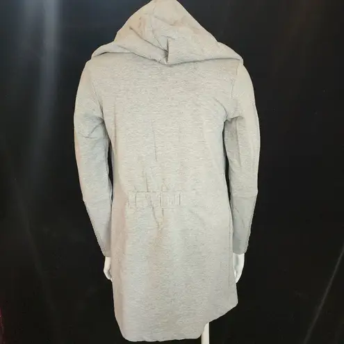 D & Co Active Gray Hooded Cardigan (XXS) Gray