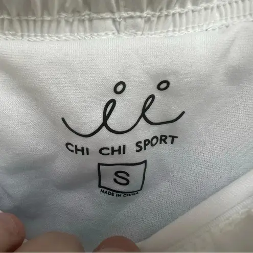 Chi Chi Sport Chicago Flag Running Shorts with built in panty size small