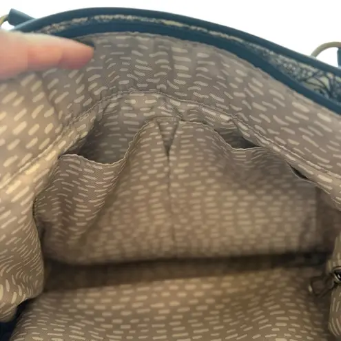 Sakroots The Sak Metro Tote 'Navy Spirit Desert' Straw & Canvas Shoulder Bag