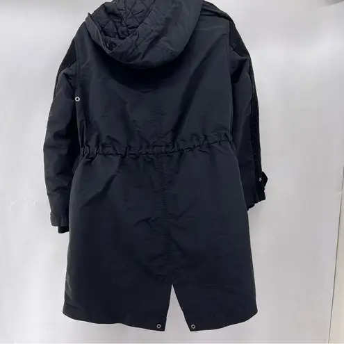 Madewell  XS black trench coat