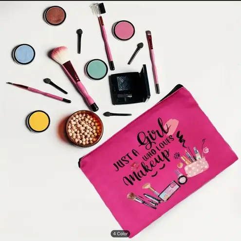 Pink Makeup Pouch