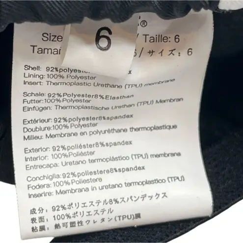 Unigear Waterproof Ski Gloves Size 6 Polyester & Spandex Black/White 58a Black