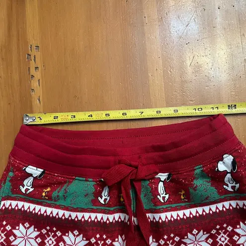 American Eagle AE  X Peanuts Holiday Christmas Fleece Jogger Pajama Bottoms XS