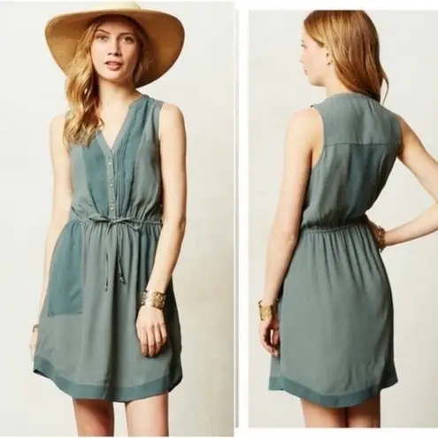 Maeve Anthropologie‎  Pelona Dress Sage Green Size Small