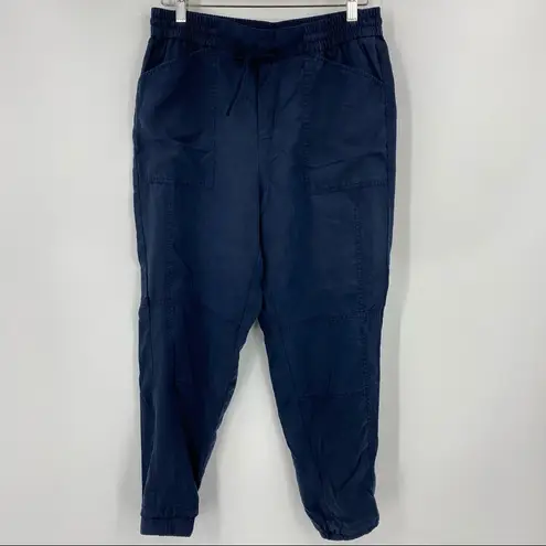 Banana Republic  Navy Blue Drawstring Waist Jogger