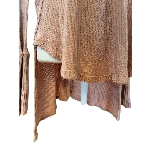 Free People  ventura long sleeve waffle knit boho top size M