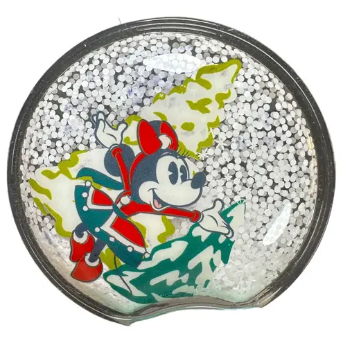 Disney  Parks Japan Holiday Winter Snow Globe Minnie Mickey Headband Ears NEW