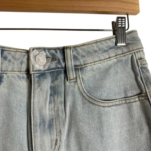 We Wore What Denim High Rise Cut Off Blue Jean Shorts Size 25