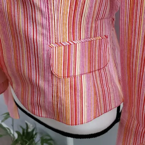 Hugo Boss  Multicolored Striped Afiri Blazer Size 6