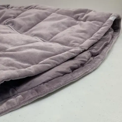 ZeroXposur Velour Quilted Puffer Jacket Vestâ˘Full Zip &Pocketsâ˘Lined Inside NWOT