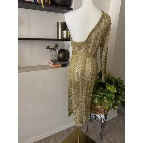Maeve Gold Crochet Dress/Cover-Up One Size Fits Most - Gorgeous Anthropologie