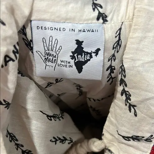 Rice Love Bohemian Patchwork Backpack with Colorful Stripes and Decorative Trims Black