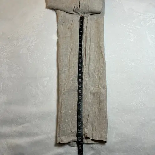 Quince 100% Linen Straight Leg Crop Pants Size XS Coastal Lightweight Minimalist