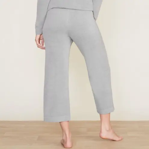 Barefoot Dreams CozyChic Ultra Lite Dove Gray Culotte Cropped Pants M