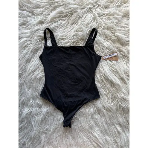 SKIMS Fits Everybody Square Neck Bodysuit Onyx Size Medium