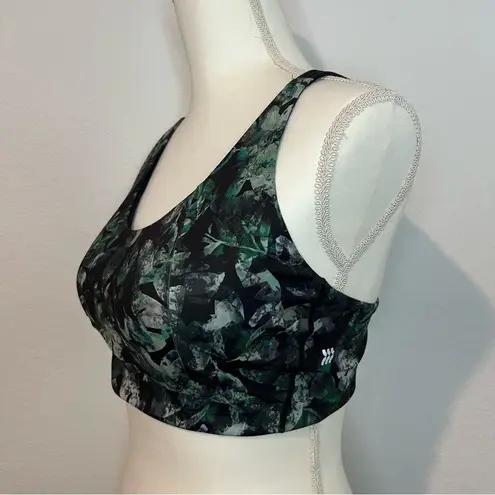 All In Motion  Leafy Abstract Print Sports Bra