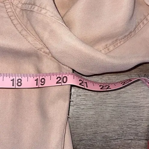 Max jeans Womens Folkstone Drape Open Front Long Cardigan Coat Tencel Pink/Peac