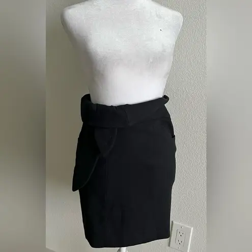 IRO Black Midi Pencil Skirt