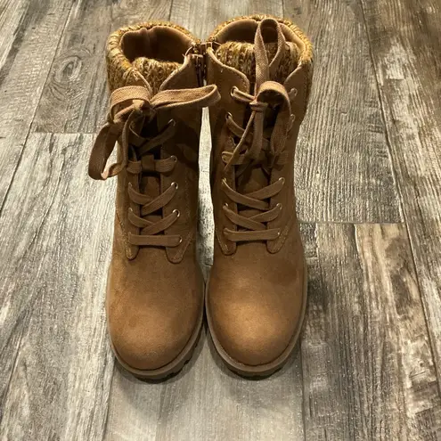 Sun & Stone Women's Tan Ankle Boots Size 8