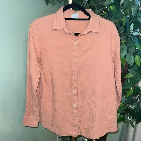 Wilfred Free Sail Shirt from Artizia Button Down Long Sleeve Shirt Size Small