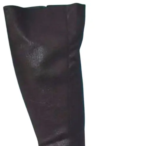 Donald Pliner Expresso Suede Croc Leather Boot New Water Resistant New NIB $495 Brown Size 8.5