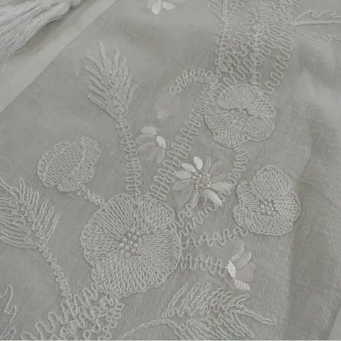 Sundance Cottagecore Southwestern Prairie Aline Shift Dress Western Boho S White