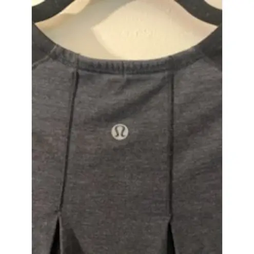 Lululemon  Shirt Top Long Sleeve Quarter Zip Women's Black Size 8