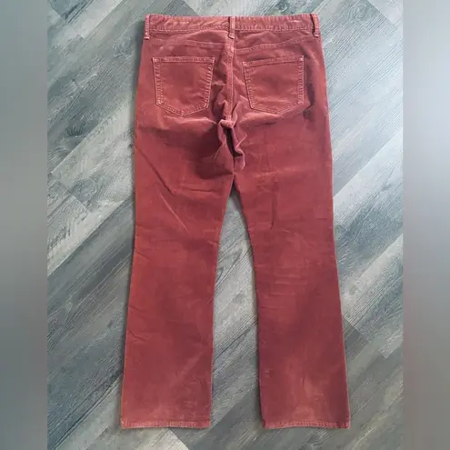 Gap 1969 Perfect Boot Jeans Corduroy Dusty Red 30 Short