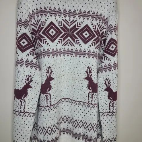 Tipsy Elves Tipsy Elves Christmas Sweater Ugly Sweater Reindeer Size Large Unisex