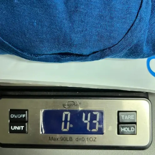 J. Crew Womens Top Small Linen Lagenlook Coastal Beachy Quiet Luxury Old Money Blue