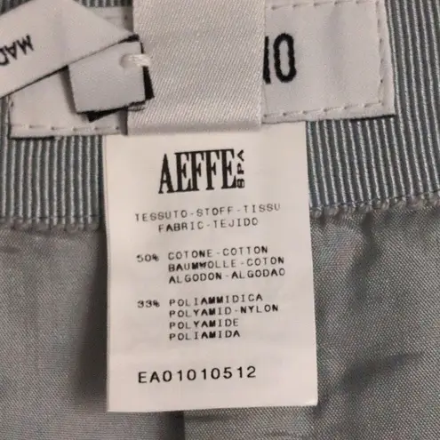 Moschino Black Textured Knee Length Pencil Skirt Office Professional Size 8