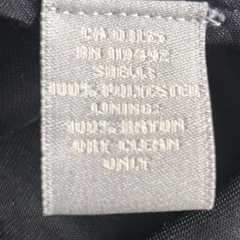 April Cornell Velvet Button Up Shirt Medium Black