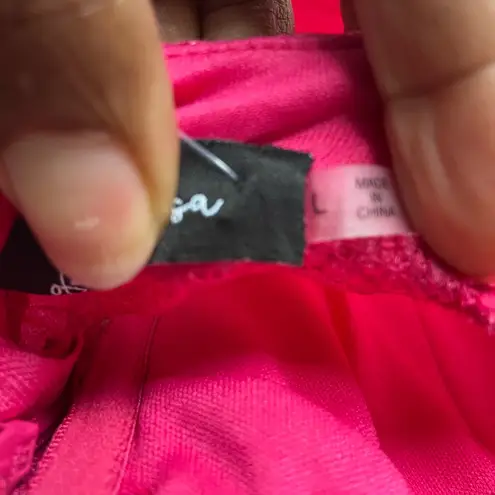 Bustier Tiered Sleeveless Tulle Maxi Gown Dress Sz L Size L - Image 5