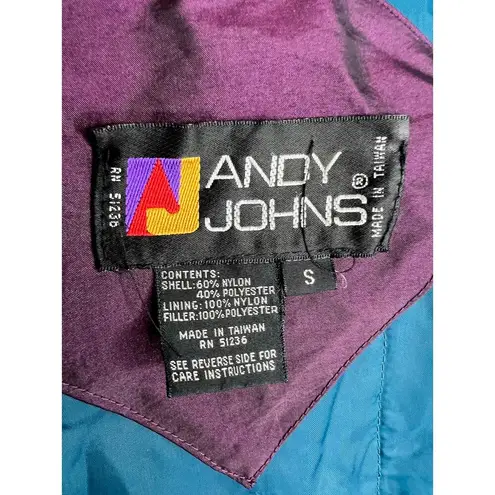 coat 1980s purple teal batwing