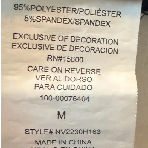 Boutique Napa Valley Women’s West Coast Blue Floral Blouse Button Front Pleated Top Sz M