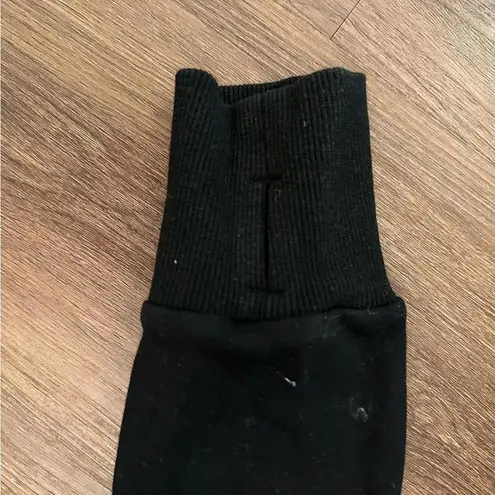 Buffbunny collections black and white inspirational hooded sweatshirt pockets