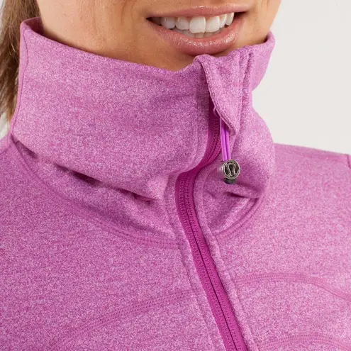 Lululemon  In Stride Jacket in Heathered Ultra Violet Pink New Size 4