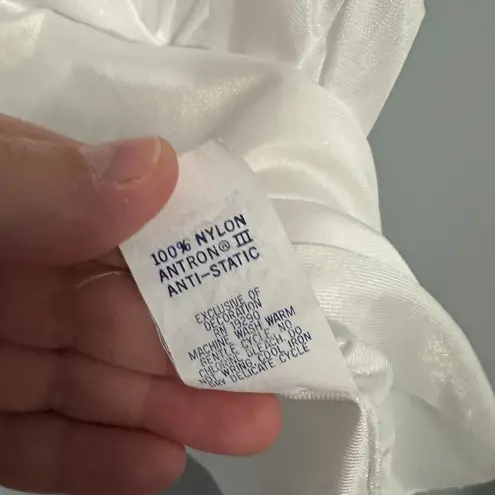 Vintage Dixie Belle White Camisole Cami Slip w/ Lace Women's Size 36 Bra Size 36