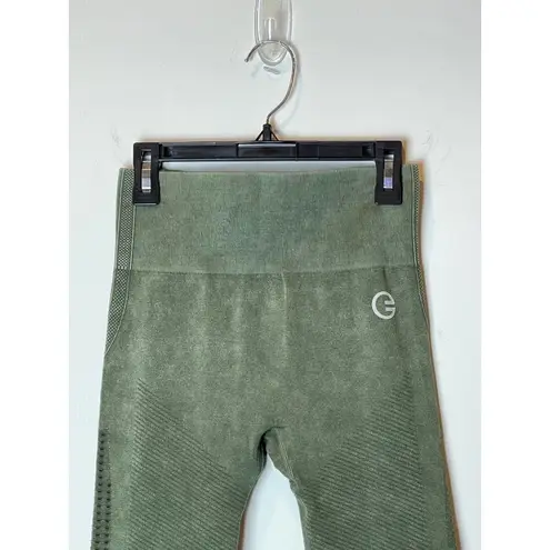 GRRRL Clothing Lucky Jade Seamless Leggings Size Weili/Victoria Green