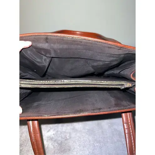 VTG Square Patchwork Carry all Tote Purse 60s 70s Authentic Vintage Brown