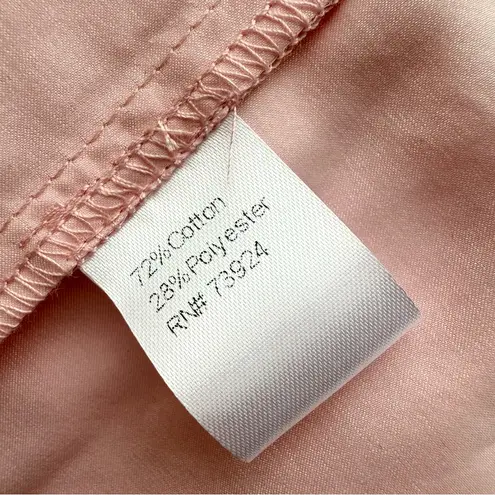 Misook Embroidered Midi Dress Pink Sz XL NWT