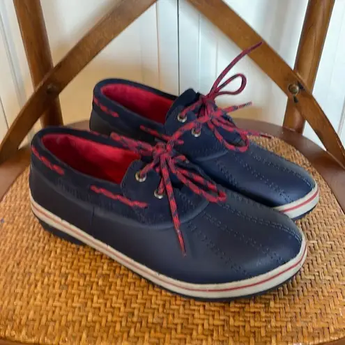 L.L. Bean rangeley two eye moc boots size 7 Blue