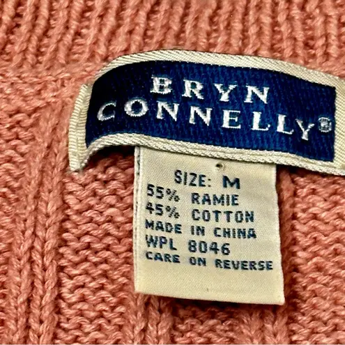 Bryn Connelly Womens Size M Pink Embroidered Forget Me Knots Ribbon Vest Vintage Size M