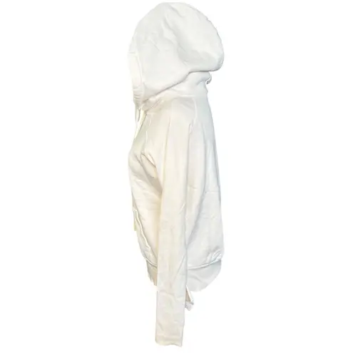 Frank & Eileen Tee Lab White Hoodie Pullover Drawstring Kangaroo Pocket Small