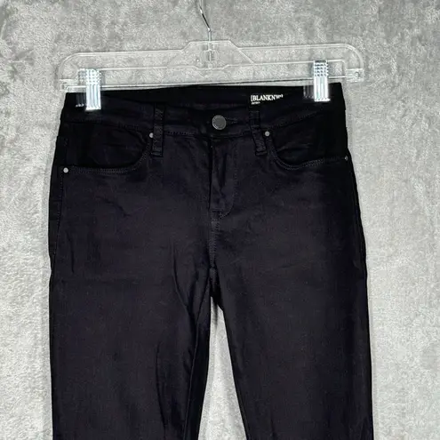 Blank NYC Jeans Women 2 25 Black Intro Skinny Lace Up Grunge Gothic Rocker Edgy