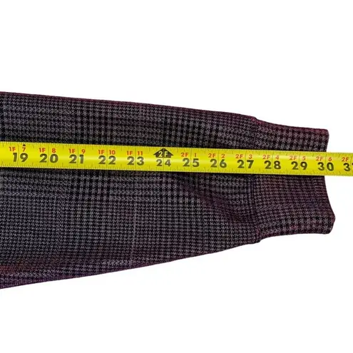 Koral | NWOT | Small | Mantra Impression Holographic Shiny Pink Plaid Hoodie